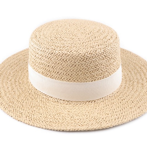 Dámsky letný klobúk prírodná svetlá